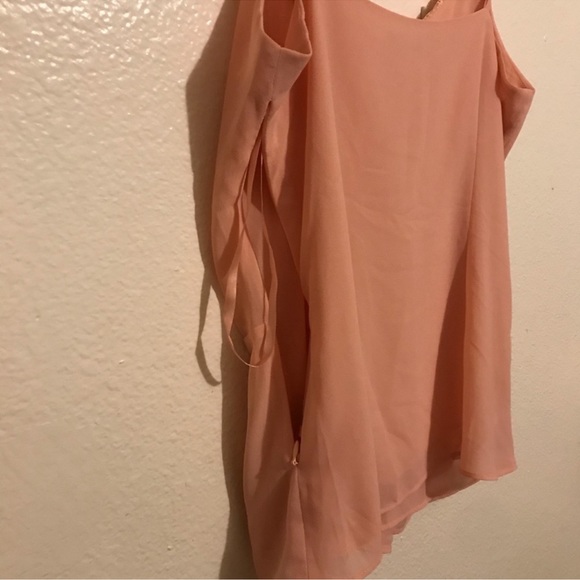 Naked Zebra NWT Lace Cami in Peach Pink, Small - Picture 3 of 4
